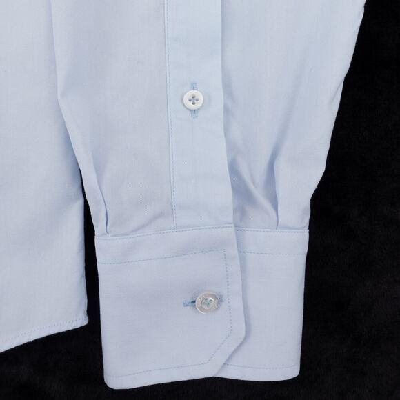 Gucci Classic Dress Shirt Embroidery Men's 15.5 Light Blue - Picture 6 of 10